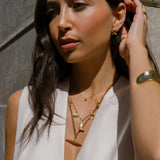 Statement T-Bar Adjustable Cord Necklace