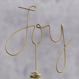 Joy Christmas Tree Topper