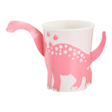 Pink Pop Out Dinosaur Paper Cup- 5 Inner Pack