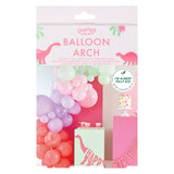 Pink, Lilac, Pastel Green and Confetti Balloon Arch- 5 Inner Pack