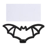 Metal Black Bat Place Card Holder