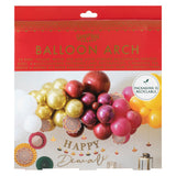 Diwali Balloon Arch Kit with Fans and Tealight Card Decorations- 5 Inner Pack