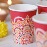 Multicoloured Paper Diwali Cups- 5 Inner Pack