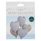 Heart Shaped Balloon Bundle- 5 Inner Pack