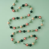 Candy Cane Felt Bead Christmas Garland- 5 Inner Pack