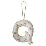 Alphabet Initial Embroidered Felt Christmas Tree Decoration