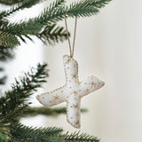 Alphabet Initial Embroidered Felt Christmas Tree Decoration