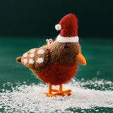 Felt Festive Robin Christmas Tree Decoration