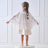 White and Pink Daisy Flower Costume Cape- 4 Inner Pack