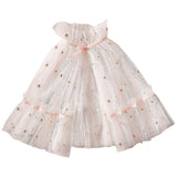 White and Pink Daisy Flower Costume Cape- 4 Inner Pack