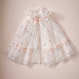 White and Pink Daisy Flower Costume Cape- 4 Inner Pack