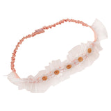 White and Pink Daisy Flower Headband- 4 Inner Pack