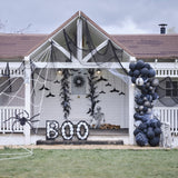Black Twig Halloween Wreath with Bats- 5 Inner Pack