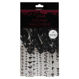 Halloween Balloons Ceiling Kit with Bat Balloon Tails