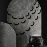 Black Bat Halloween Garland