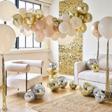 Gold Speckle 40th Birthday Balloons- 5 Inner Pack