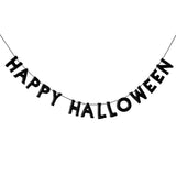 Black Felt Happy Halloween Bunting- 5 Inner Pack