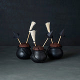Witch Hat And Broomstick Food Picks
