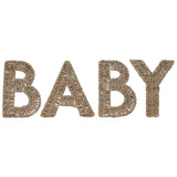 Wicker Baby Sign Nursery Decoration