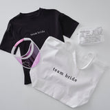 Team Bride Pink Hen Party Swimsuit- 8 Inner Pack