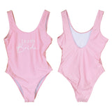 Team Bride Pink Hen Party Swimsuit- 8 Inner Pack