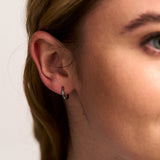 LUXE Huggie Hoop Earrings - Silver