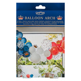 Red, White & Blue Balloon Arch With Crowns