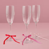 Red & Pink Satin Bow Drink Markers- 10 Inner Pack