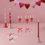 Pink and Red Paper Fan Heart Garland- 5 Inner Pack