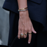 LUXE Domed Bangle - Gold