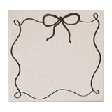 Black and White Bow Place Cards