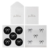 His and Hers Vellum Wedding Sweet Bags with Stickers