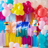 Multicoloured Streamer Balloon Tails- 5 Inner Pack