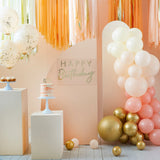 Gold Foil Happy Birthday Banner- 5 Inner Pack