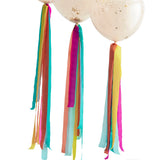Multicoloured Streamer Balloon Tails- 5 Inner Pack