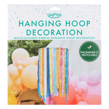 Rainbow Hanging Ribbon Hoop- 5 Inner Pack