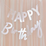 Acrylic Happy Birthday Bunting- 5 Inner Pack