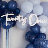 21st Birthday Balloon Arch Sign- 5 Inner Pack