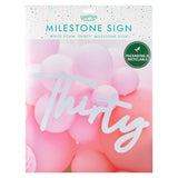 30th Birthday Balloon Arch Sign