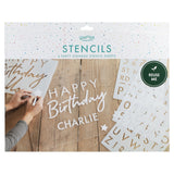 Birthday Number and Letter Stencils- 5 Inner Pack
