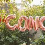Congrats Rose Gold Congratulations Balloon Bunting