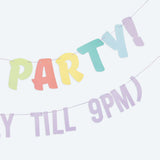 Let's Party! But Only Till 9PM Bunting- 5 Inner Pack