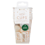 Natural Marble Print Paper Cups