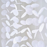White Paper Disc Wedding Backdrop