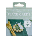 Wooden Place Card Holder with Foliage