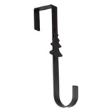 Black Metal Christmas Wreath Door Hanger