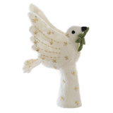 Felt Turtle Dove Christmas Tree Topper- 5 Inner Pack