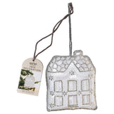 Embellished House Christmas Tree Decoration- 5 Inner Pack