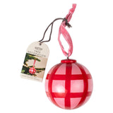 Pink and Red Hand Painted Christmas Bauble- 5 Inner Pack