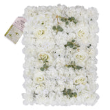 White Rose Flower Wall Backdrop Tile- 3 Inner Pack